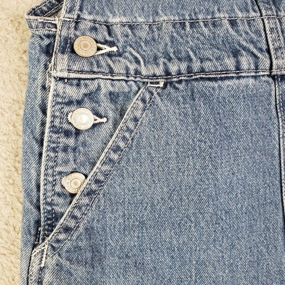 Levi’s Strauss & Co Two Horses Brand Overalls Women’s Size XS Denim Double Knee - Picture 14 of 16